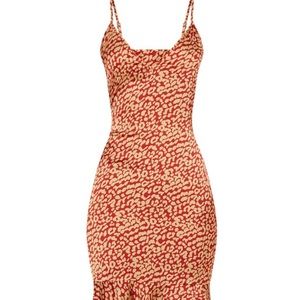 SOLD ❌Red leopard print Pretty Little Thing
